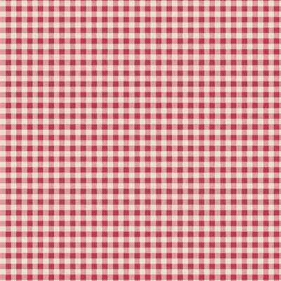 TILDA Creating Memories - Woven Gingham Red Yardage