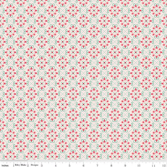 BERRY & SAGE Wallpaper Latte Yardage