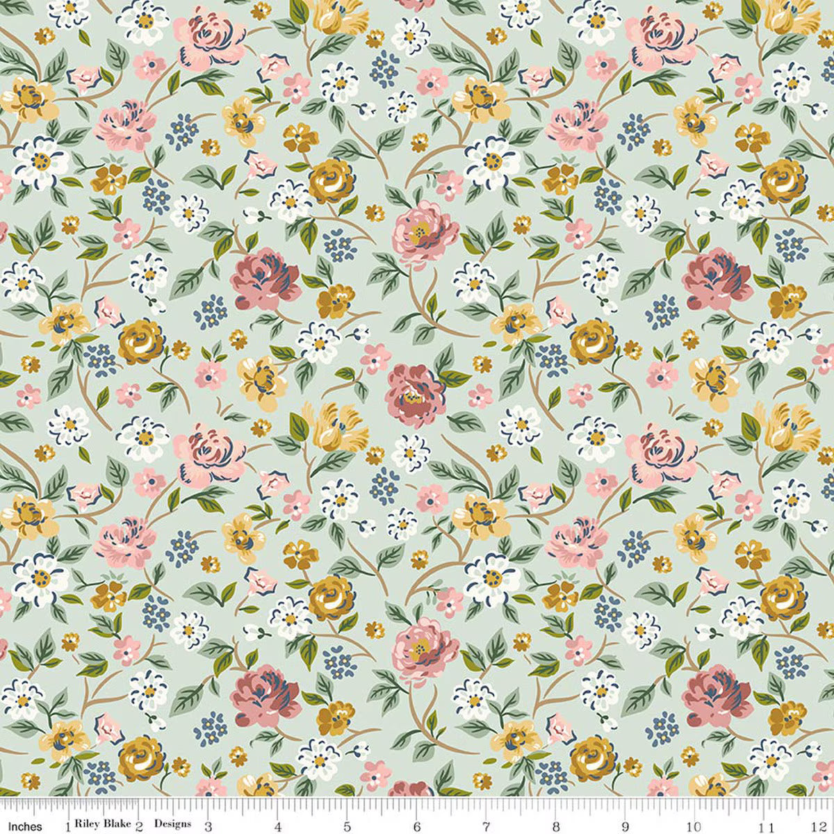 ROSEWOOD Briar Cottage Whisper Wide Back Yardage