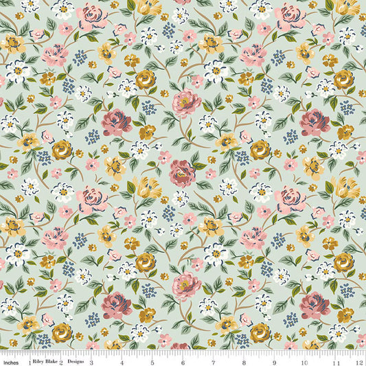 ROSEWOOD Briar Cottage Whisper Wide Back Yardage