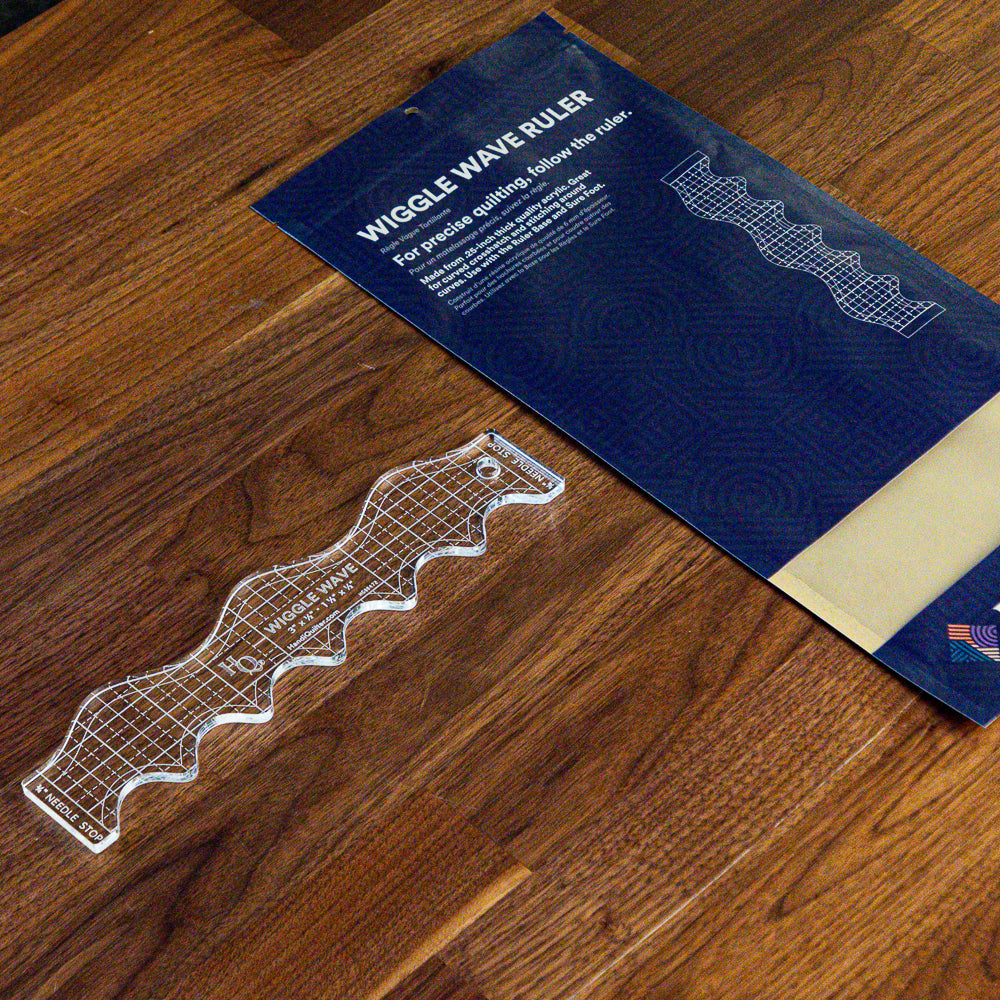 Run With A Ruler Wiggle Wave Ruler - Handi Quilter Ruler – Running Doe Quilts
