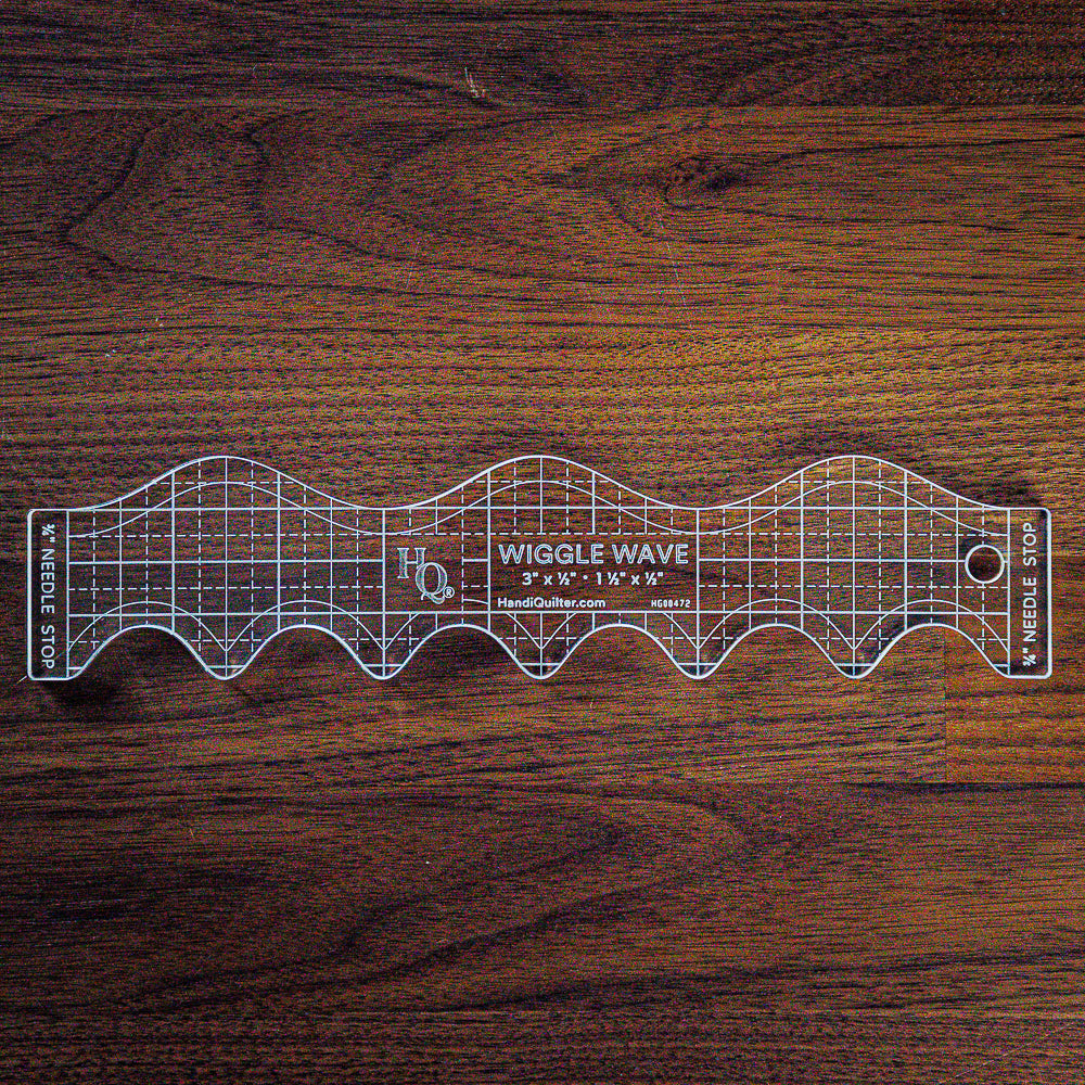Wiggle Wave Ruler - Handi Quilter Ruler