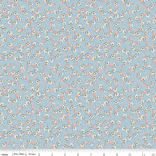 ROSEWOOD Wren Blue Yardage