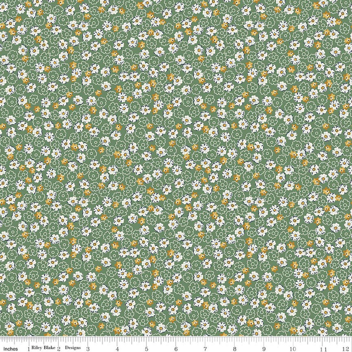 ROSEWOOD Wren Green Yardage