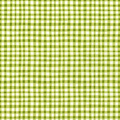 GINGHAM PLAY Asparagus Yardage