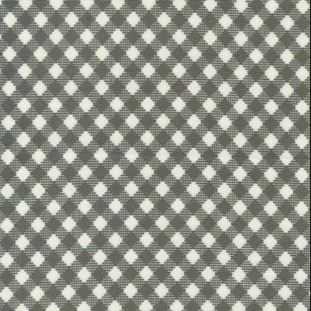 FARMSTEAD Charcoal Bias Gingham Yardage