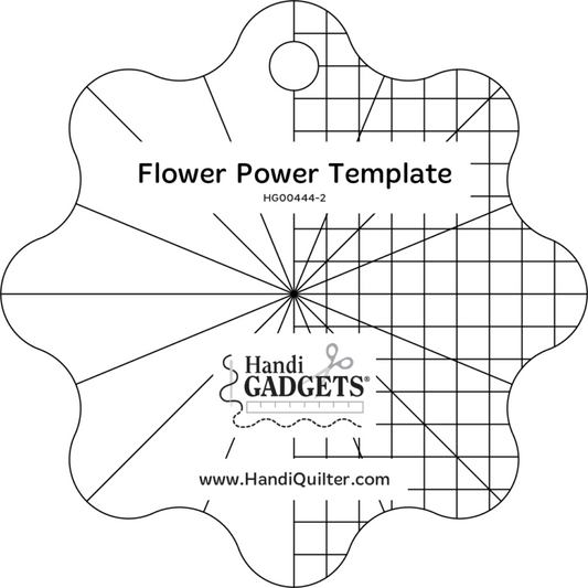 Flower Power Template - Handi Quilter Ruler