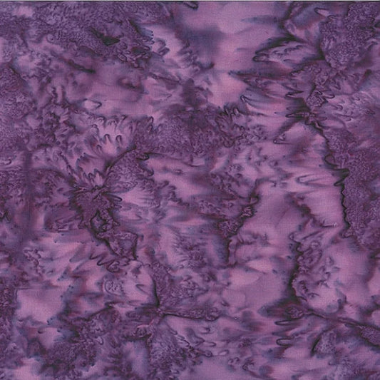 2yds Batik Dusty Plum Remnant