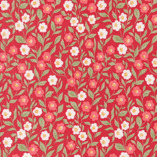 LOVE BLOOMS Rose Cupid in Bloom Yardage