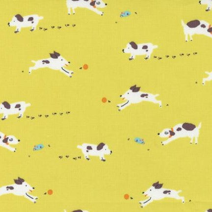 PIPS Lemon Fizz Puppy Dog Tails Yardage