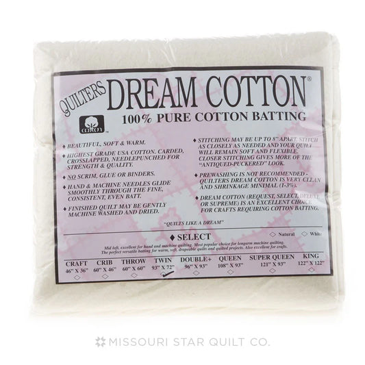 Quilter's Dream Natural Cotton Select Twin Sized 72" x 93"