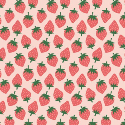 SPRING STRAWBERRIES Strawberries Yardage