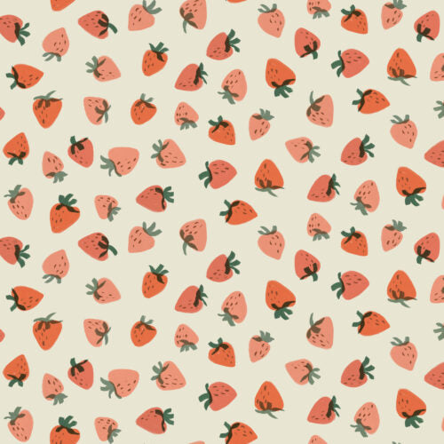 FLORAL FRENZY Strawberries Yardage